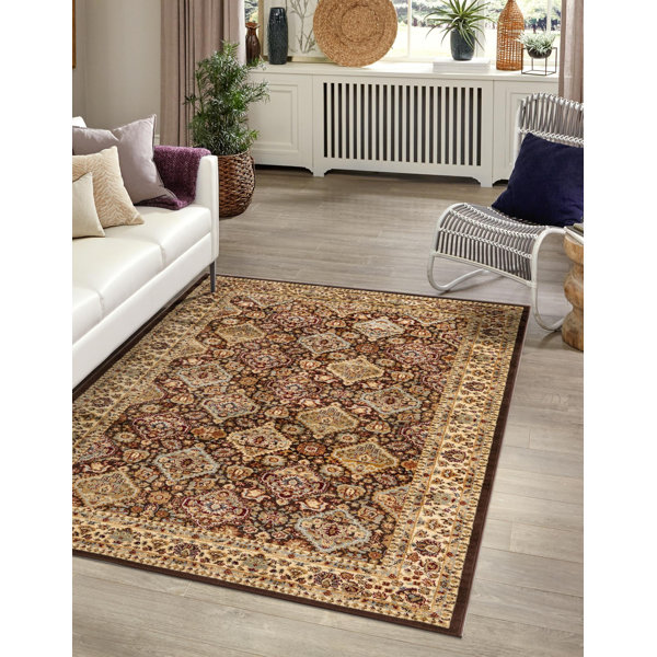 Astoria Grand Niles Performance Brown Rug & Reviews Wayfair